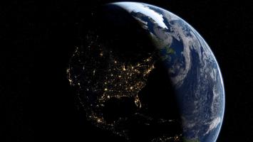 La terre de nuit