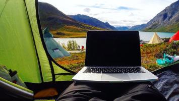 Portable en camping