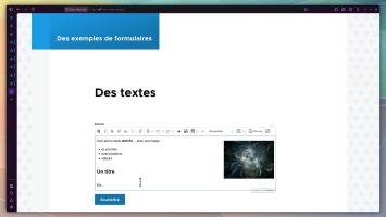 du texte enrichi